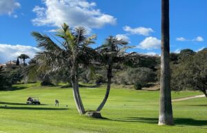 Frits op de Santa Clara Golfclub in Marbella